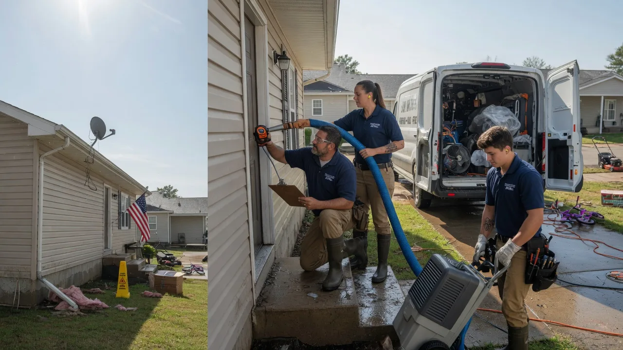 Ceiling Water Damage Restoration in Stanton, MI near me
